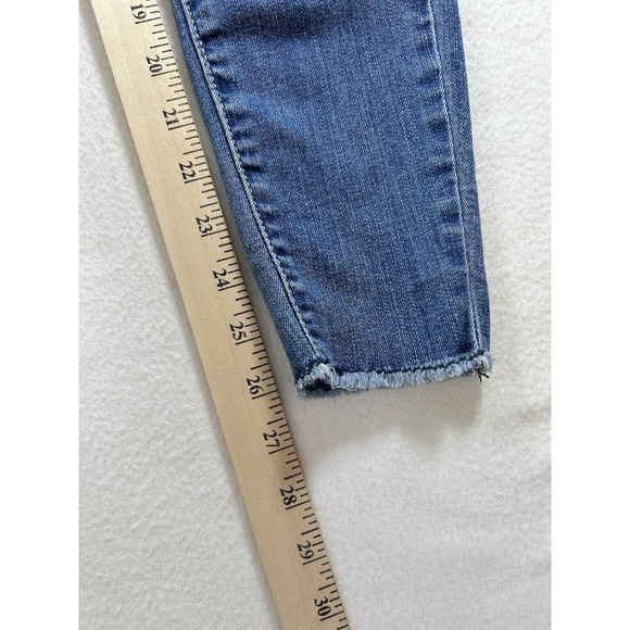 KanCan Jeans Mid- Rise Womens Size 1/24 Distressed Destroyed - Picture 7 of 8